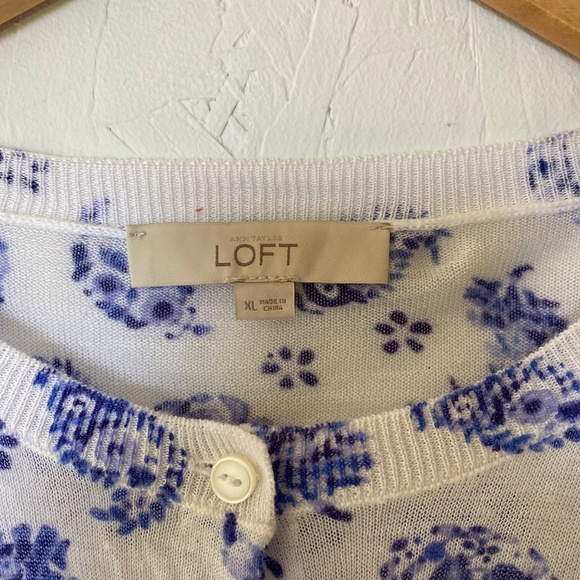 LOFT button down cardigan - Picture 6 of 7